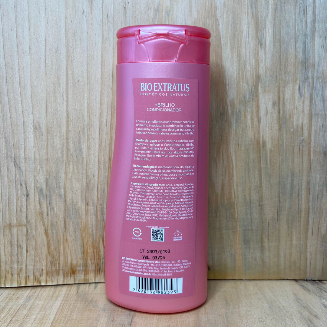 Condicionador +BRILHO BIO EXTRATUS 250ml