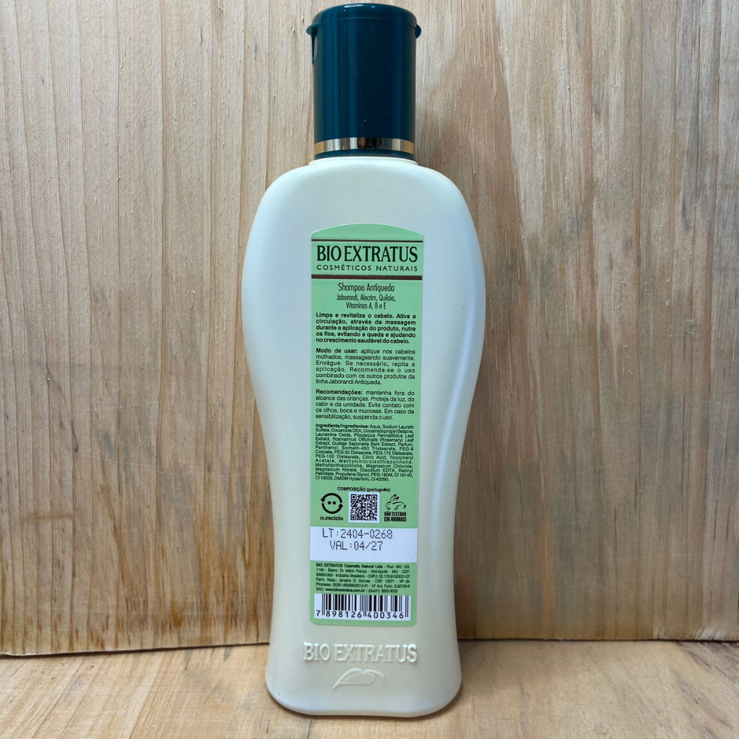 Shampoo JABORANDI ANTIQUEDA BIO EXTRATUS 250ml